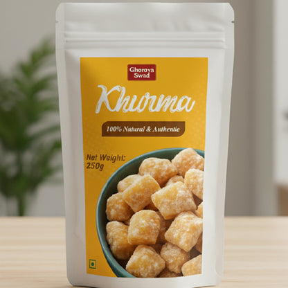 Traditional Crispy Khurma – Sweet Sugar-Coated Snack (Homemade & Fresh)