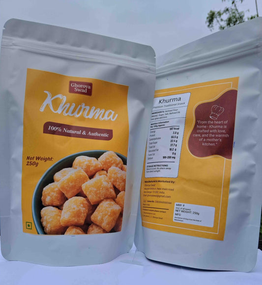 Homemade Khurma Combo Pack (2 x 250g) – Crunchy & Tasty Snack